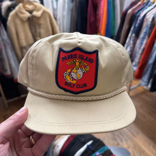 Imperial Snapback Parris Island Golf Club Tan/Red