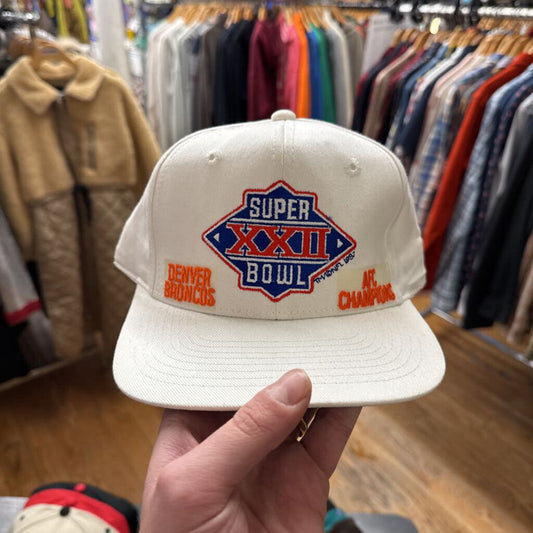 NFL Snapback Superbowl XXII Broncos White/Multi