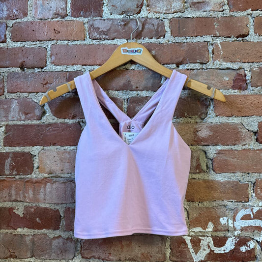 Alo Pink Athletic Tank Top Ladies Size XS