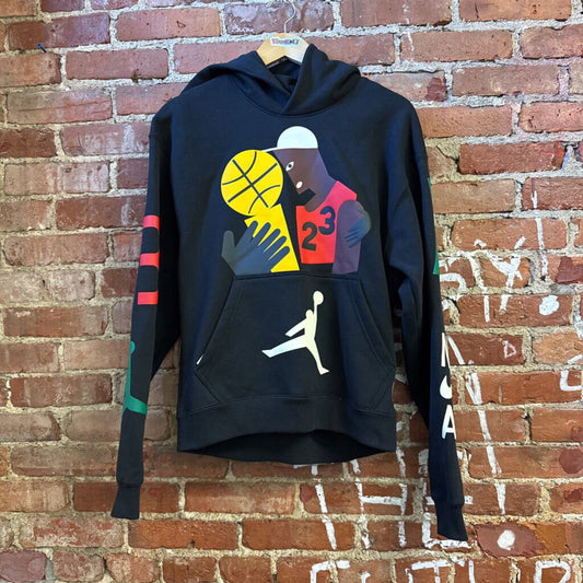 Air Jordan Printed hoodie Black Size D4(XS)