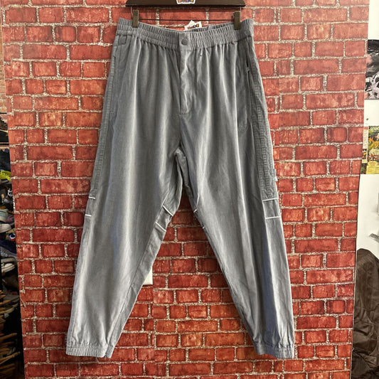 NWT Adidas Velour Track Pants Grey Size D8(XL)