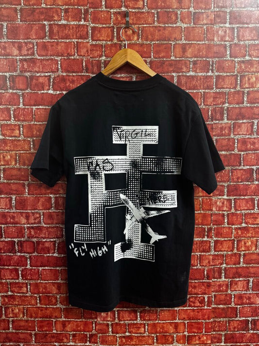 Found Icon Virgil Tee Limited Drop Black/White Size S