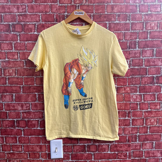 Dragon Ball Z Tee Goku Yellow Size S