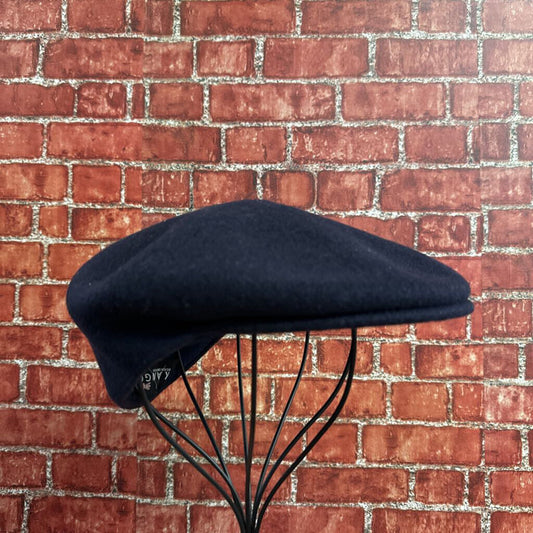 Kangol Wool Scally Cap Hat Navy Blue