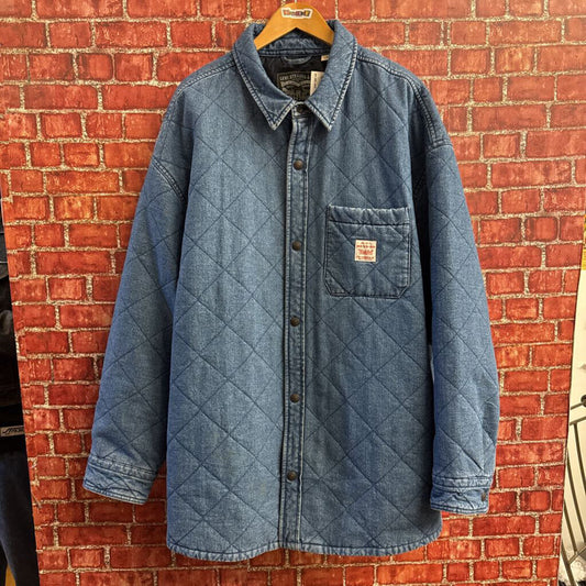 Levi Strauss & Co Jacket Denim Quilted Blue Size XXL