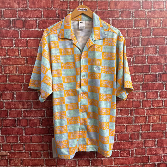 Nike Jersey Knit SS Button Up Size M