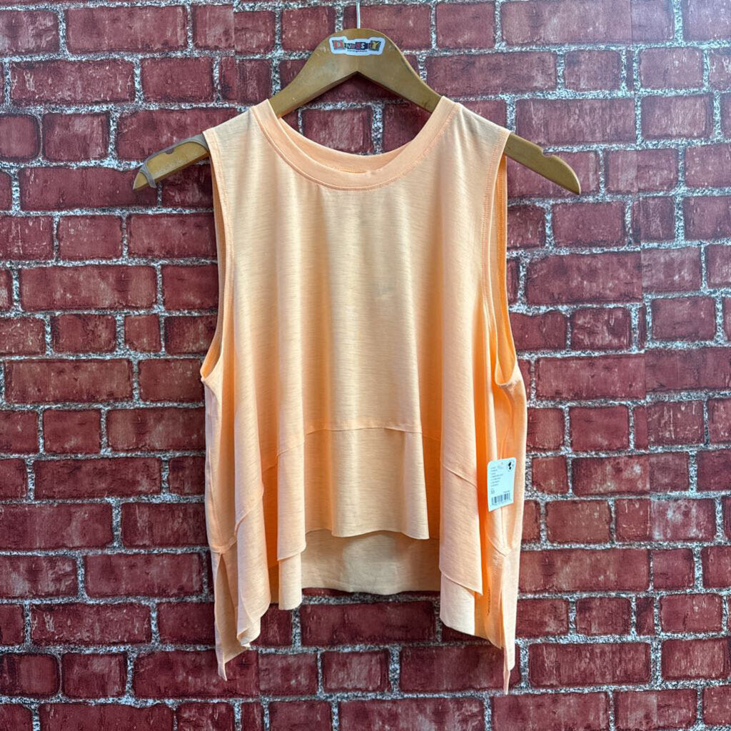 NWT Free People Orange Tank Top Size XS