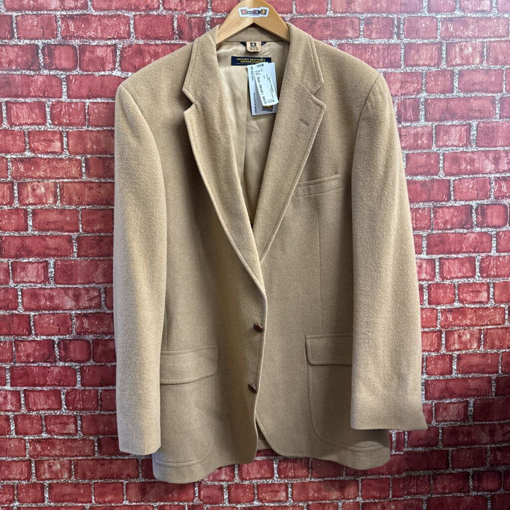 Brooks Brothers Wool Blazer Tan Size D6(44L)