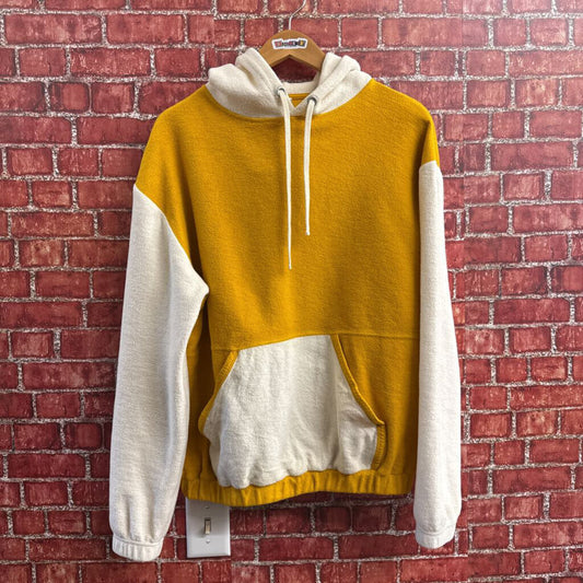 KOTN Hoodie Two Tone Yellow/White Men’s Size M