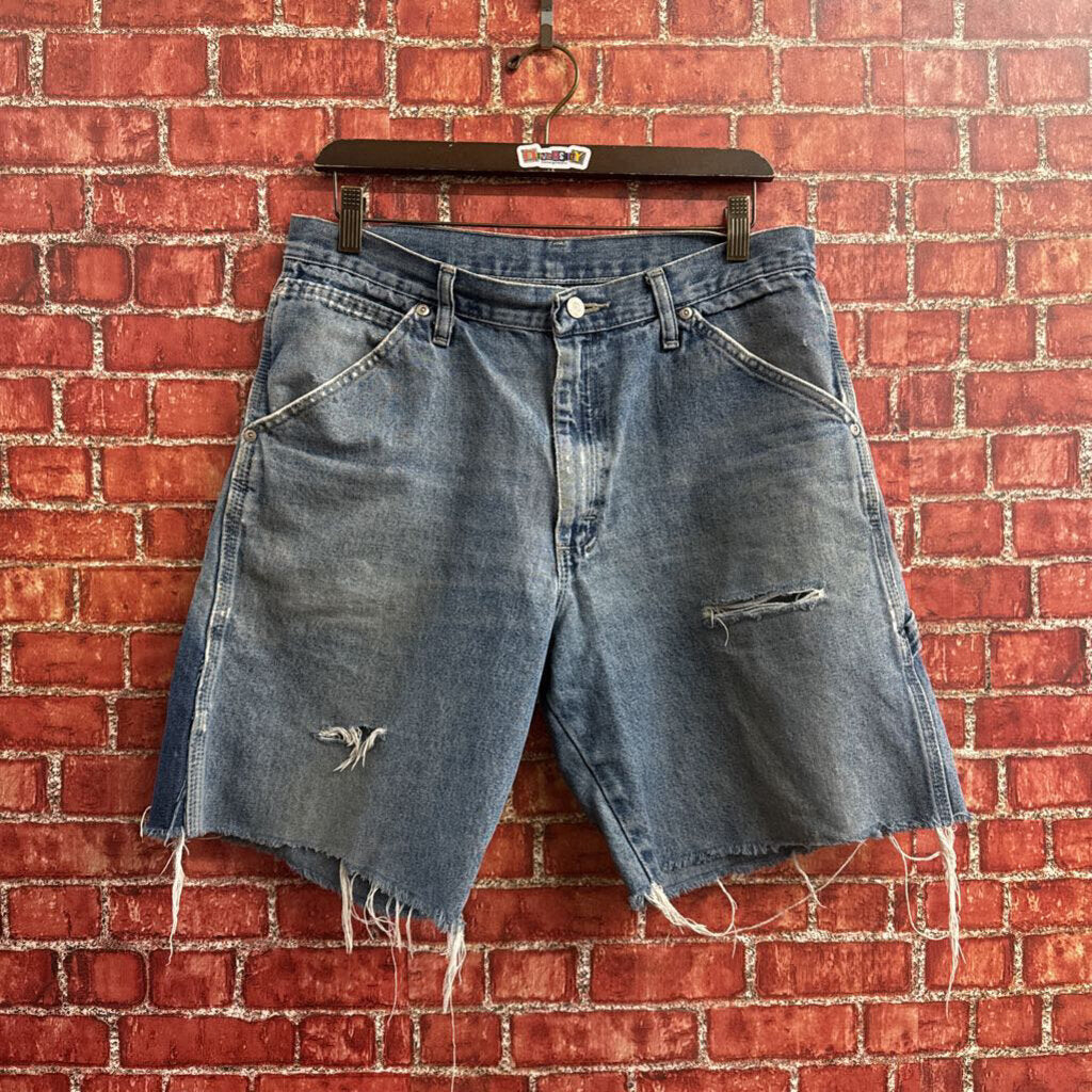 Wrangler Jean Shorts Thrashed Blue