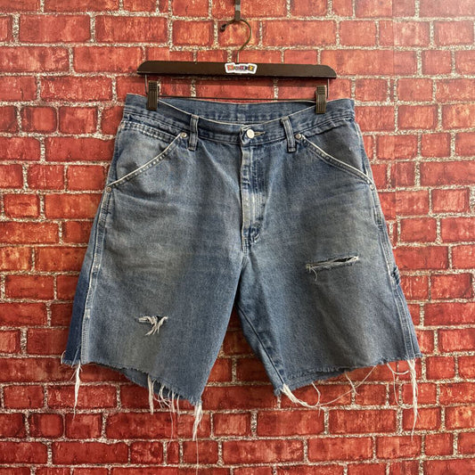 Wrangler Jean Shorts Thrashed Blue