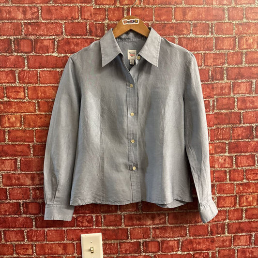 Emanuel Ungaro Silk Button Up Ladies Size M