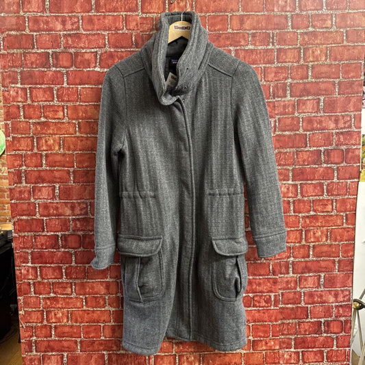 Patagonia Full Length Grey Coat Ladies Size XS
