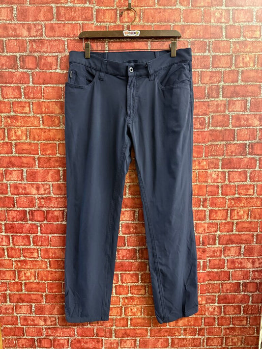 Armani Jeans Blue Stretch Khaki Pants Size 33