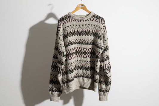 Liberty By Old Glory Multi Color Abstract Sweater Men’s Size L