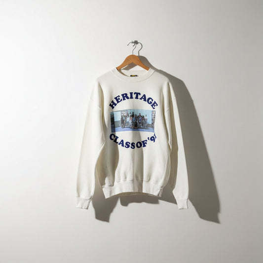 Vintage 90s H.I. Miller class of 91 Crewneck White Men’s Size D8