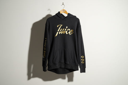 Juice Embroidered Hoodie Black Men’s Size D7