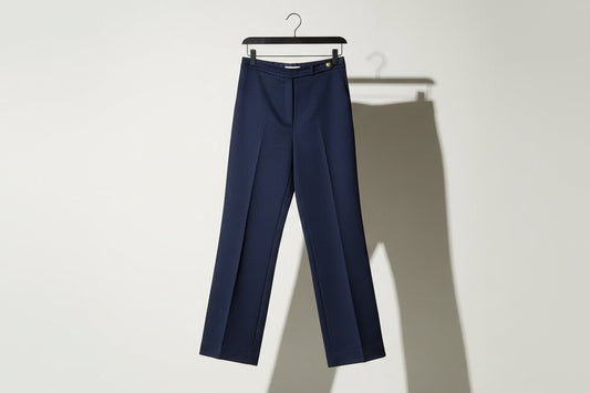 Bodin Knits Blue Wide Leg Pants Ladies Size D3