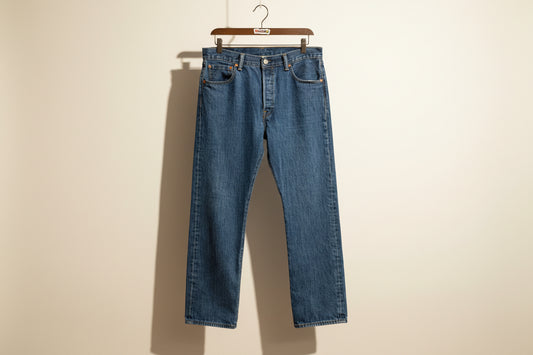 Levis 501 Jeans Buttonfly Blue Men’s Size 34x28