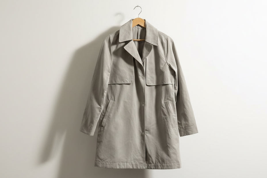 Lululemon Grey Trench Coat Ladies Size 6