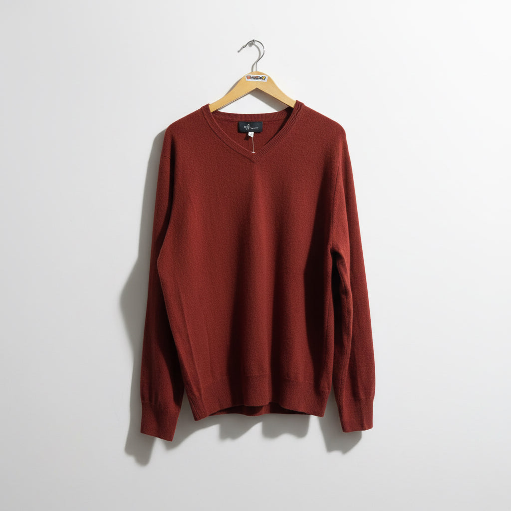 Soft by Naadam Sweater V Neck Red Men’s Size XXL