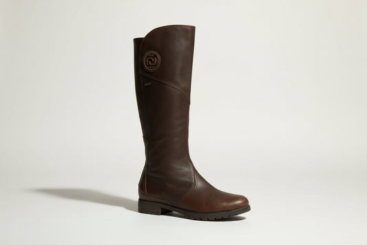 Rockport Brown Leather Knee High Boots Size 8.5L