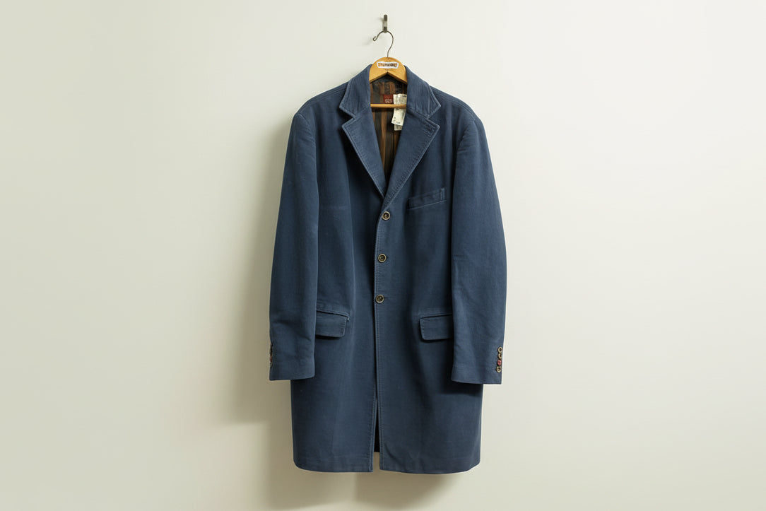 Crosby Hallen & Cobb Blazer Jacket Long Navy Men’s Size 52 (L)