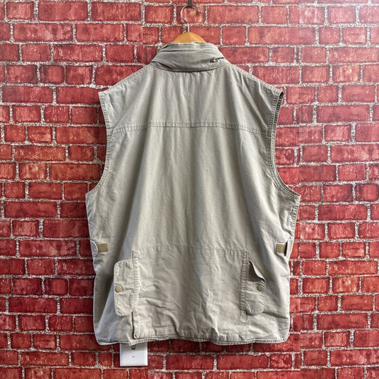 Banana Republic Vintage Safari Vest Tan Size XL