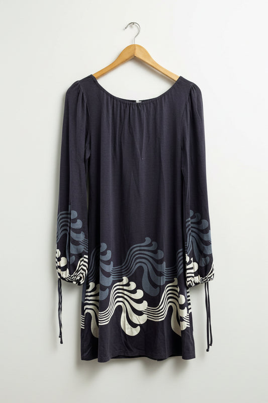 ABS Platinum Black Shawl Jacket Size L