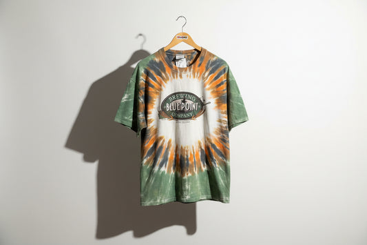 Blue Point Brewing Dyed Green Graphic Tee Men’s Size XL