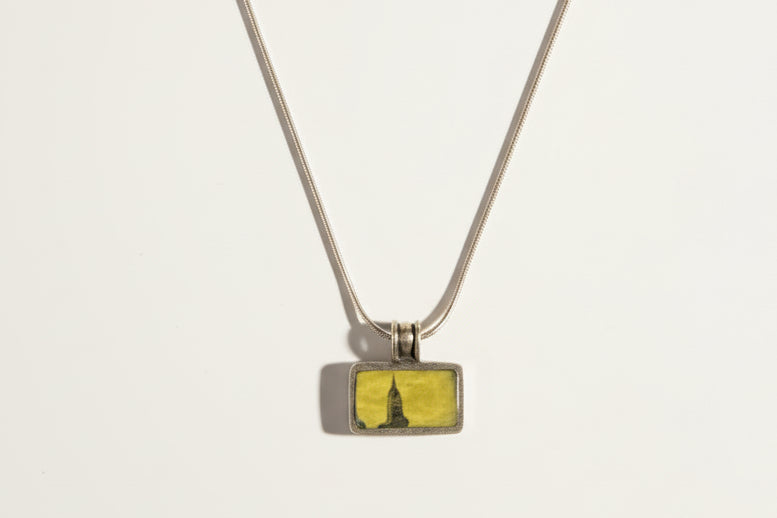 Vintage Anne Harvey Sterling Silver Necklace Koko Pendant