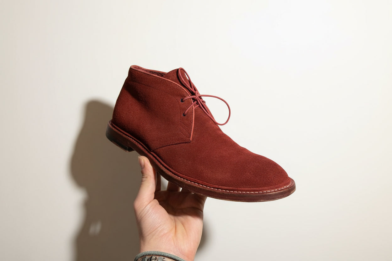 Paul Smith Red Chukka Boots Suede Size 8.5M