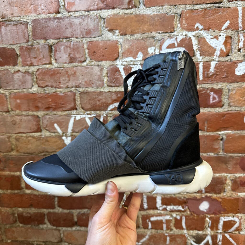 Y-3 Adidas Black Qasa Boot Core Size 10M