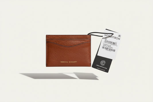 NWT Rebecca Minkoff Brown Card Holder