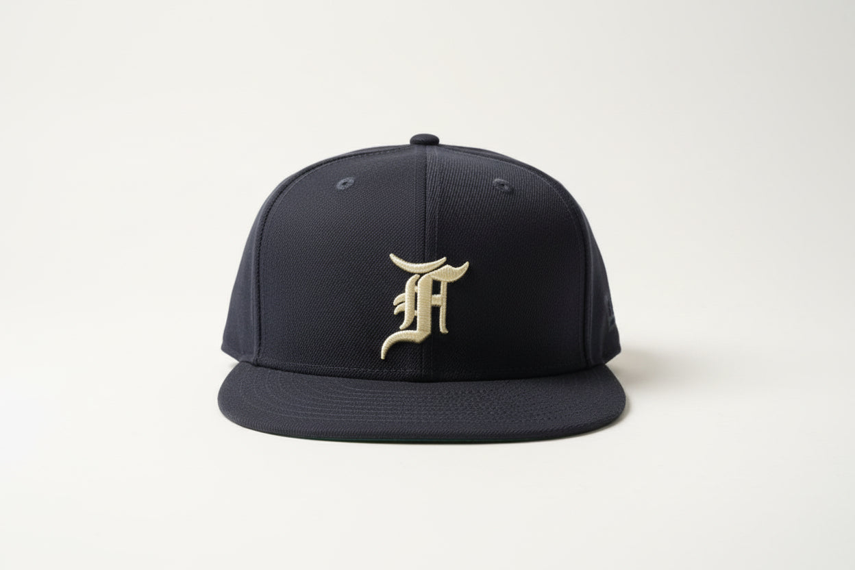 Essentials FOG Navy Blue Fitted Hat Size 7 1/2