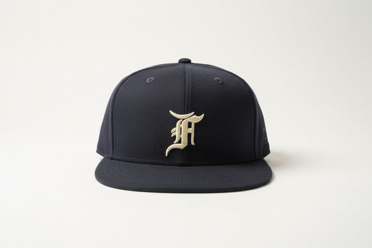 Essentials FOG Navy Blue Fitted Hat Size 7 1/2