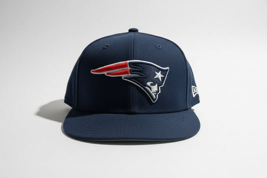 New England Patriots Blue Fitted New Era Hat Size 7 1/2