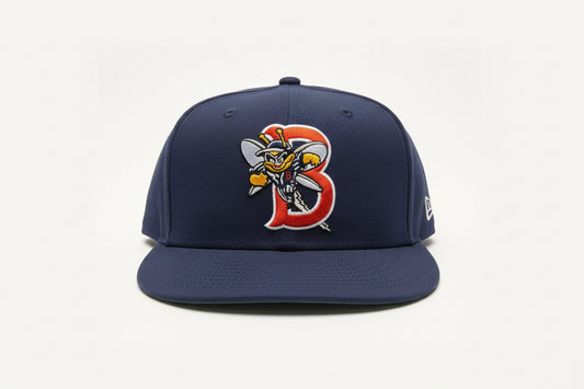 NY Mets B-Bee Navy Blue Fitted Hat Size 7 1/2