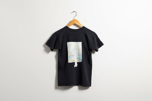 Vintage 70s Elton John Tee Double Sided Black Size D1