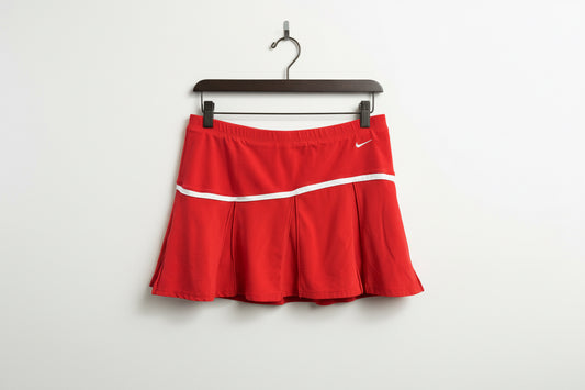 Nike Tennis Skort Red/White Ladies Size L