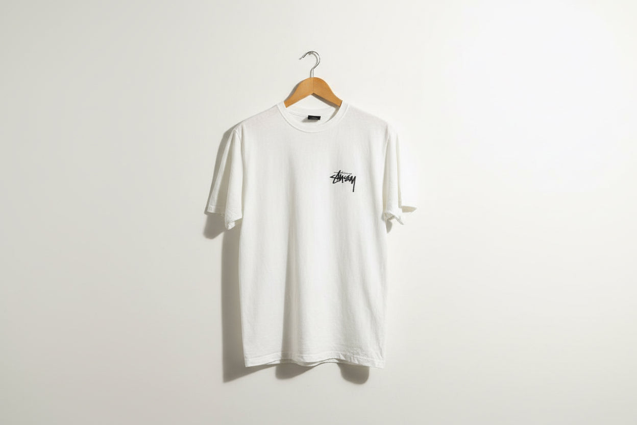 Stussy Tee Pink Dice White Men’s Size M