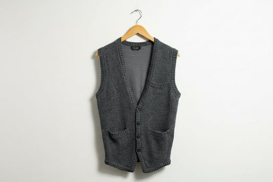 NWT Antony Morato Vest Knit Grey Men’s Size L
