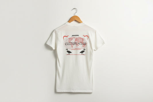 Vintage 1984 Culture Club tee White Size D4-