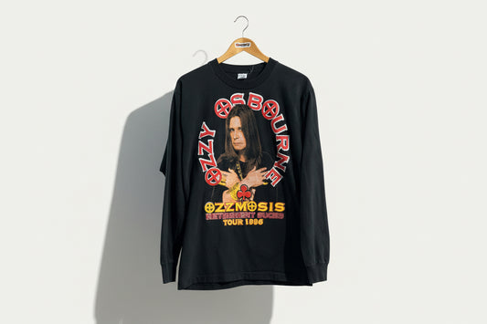 Vintage 1996 Ozzy Osbourne Ozzmosis Tour tee black LS Size D6