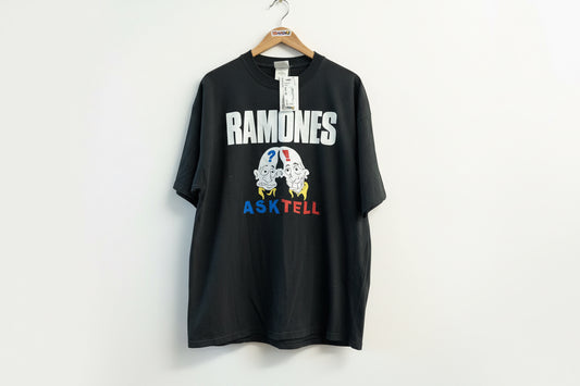 Vintage Ramones Ask & tell Tee Black Size D7