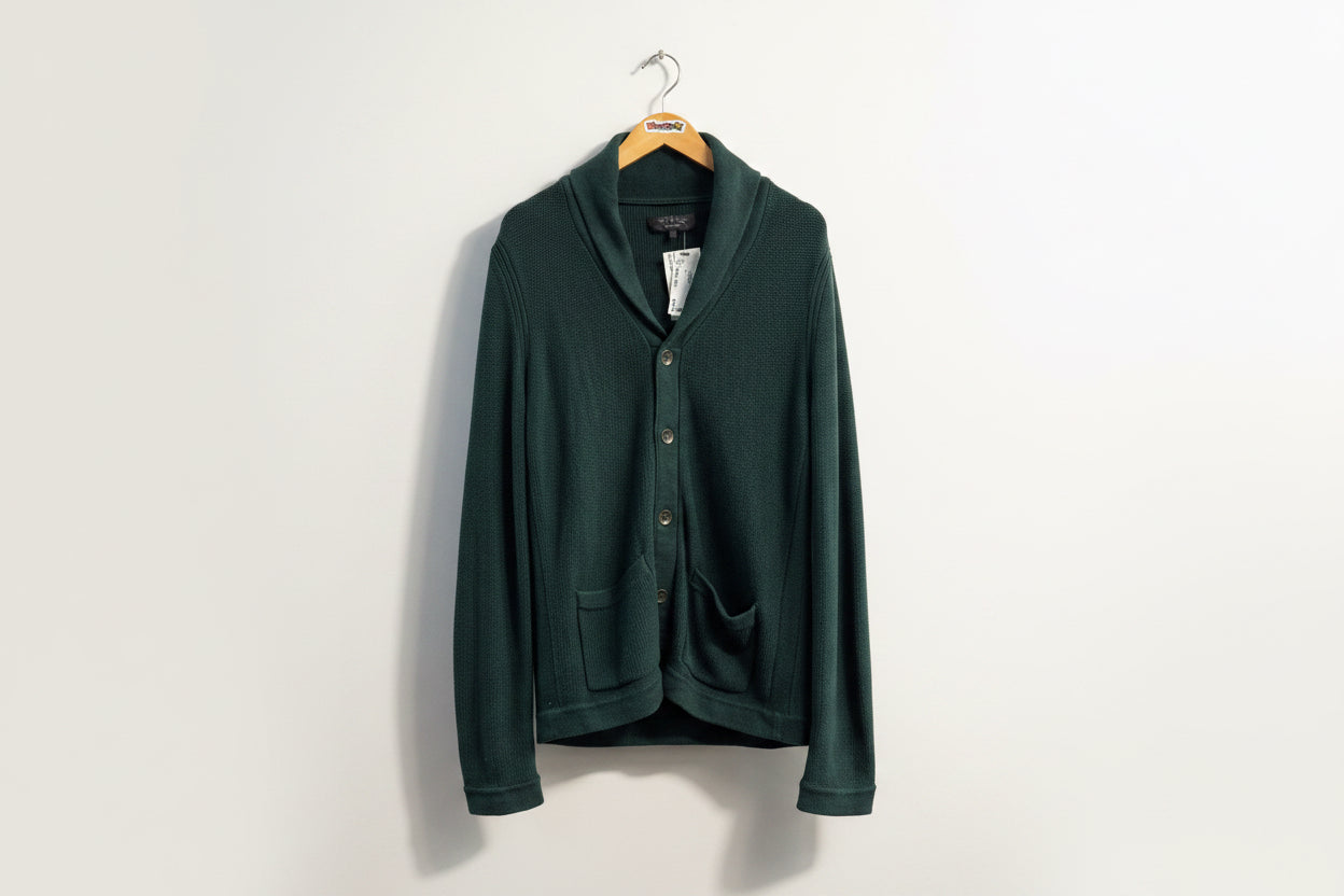Rag & Bone Green Knit Cardigan Sweater Men’s Size M