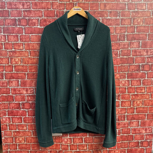 Rag & Bone Green Knit Cardigan Sweater Size M