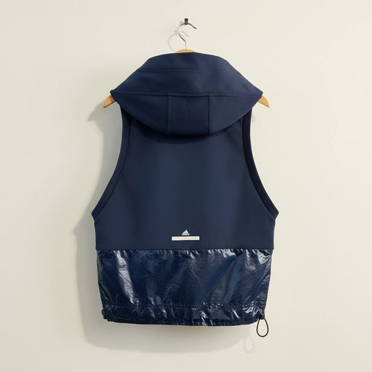 Adidas x Stella McCartney Blue Hooded Vest Ladies Size L