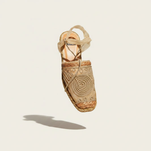 Stuart Weitzman Brown Wedge Sandals Size 8L