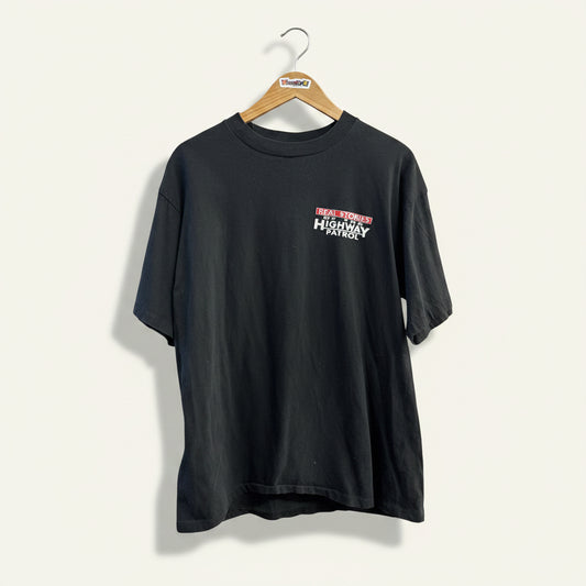 Vintage Black Real Stories of the Highway Patrol Tee Men’s Size D6